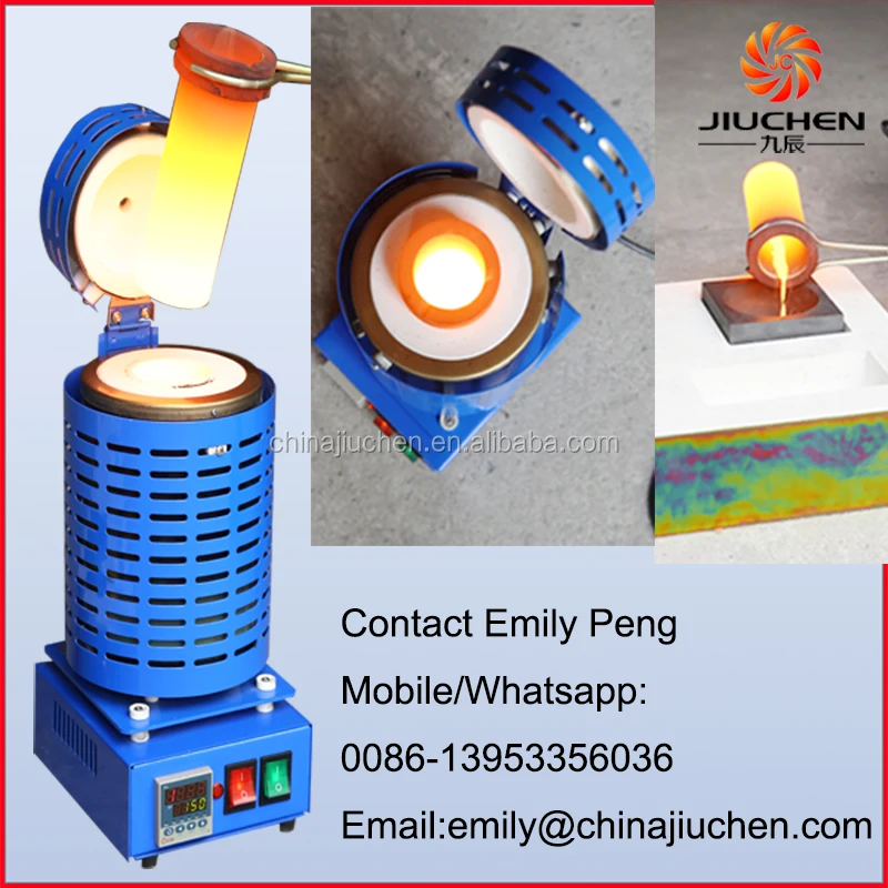 JC-K-220-2 Mini Portable Scrap Metal Melting Furnace