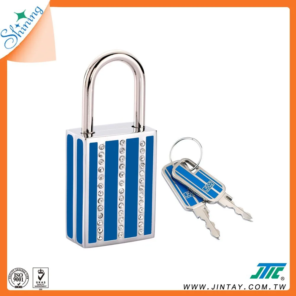 Shining Master Key Padlock / Handbag Lock with Crystals