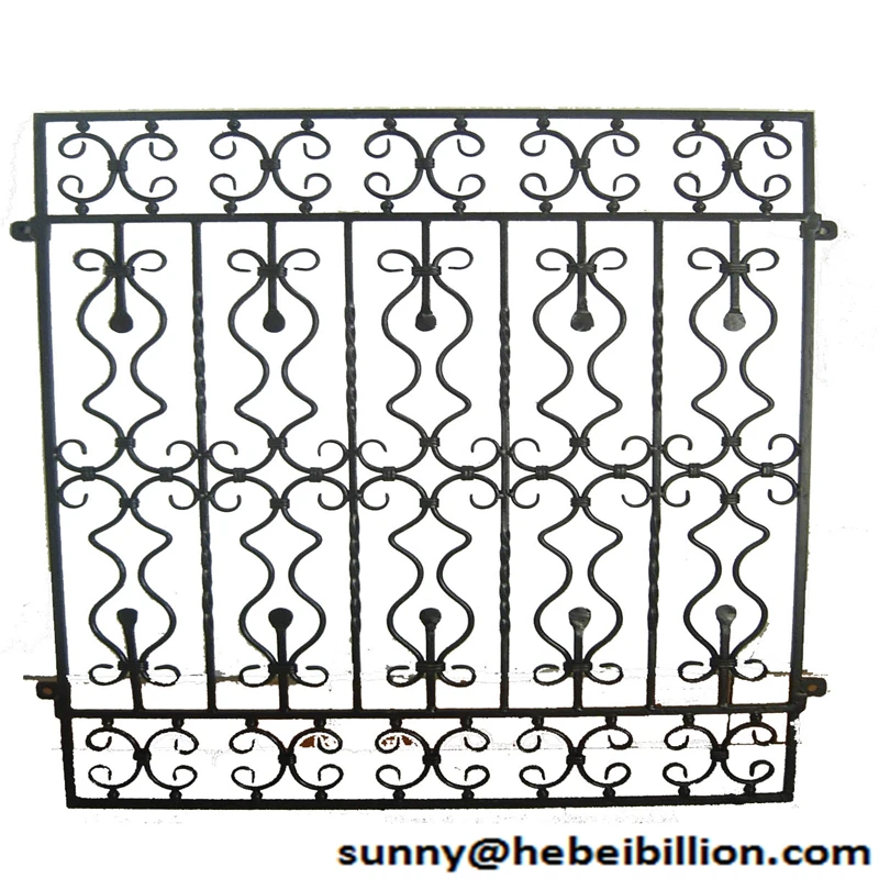 wrought iron window