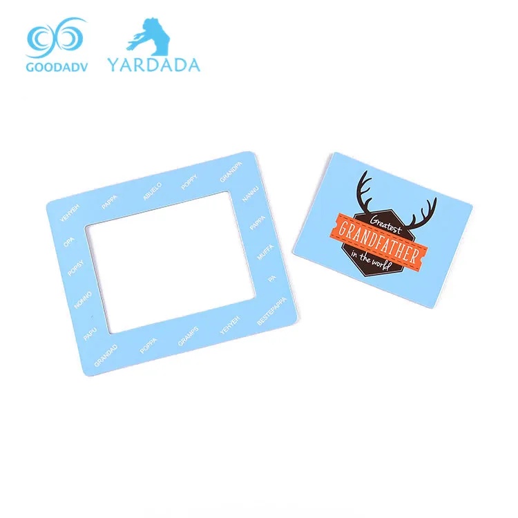 Производитель OEM, 3d Магнитная фоторамка на холодильник из мягкого ПВХ 24x17, магнитная рамка