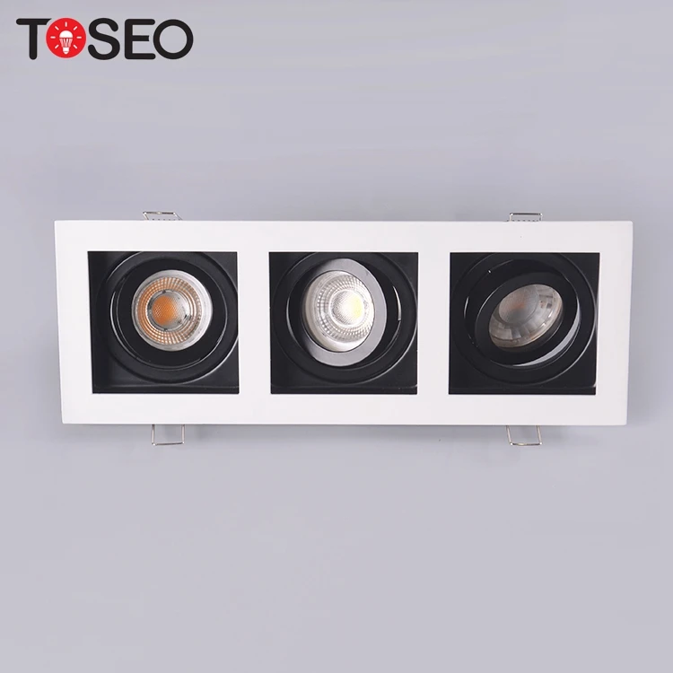 Recessed Dimmable Led Downlight mr16 Die-Casting Alu 5w Led Spot Light Front Replace Bulb Cob  Down Light