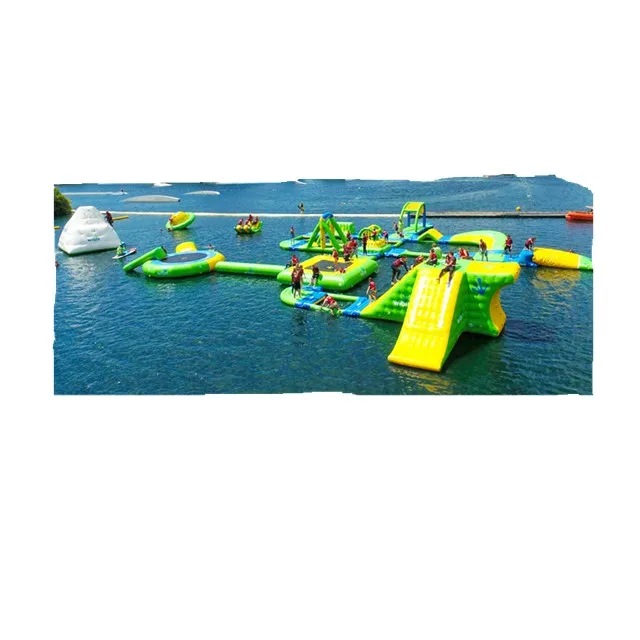 outdoor floating water world Professional giant inflatable Aqua Adventure Epic Waterpark inflatable floating water park for sale
