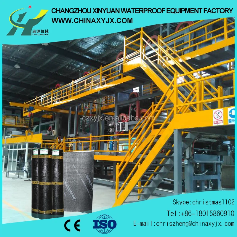 SBS And APP Modified Bitumen Waterproof Membrane Production Equipment