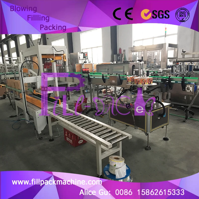 Fully automatic Carton box sealing system / line / unit with conveyor