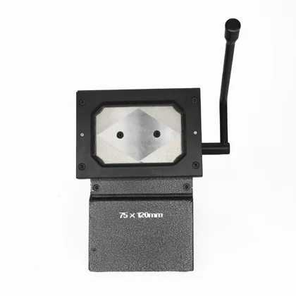 Customized 50x90mm Button Badge Stand Paper Cutter