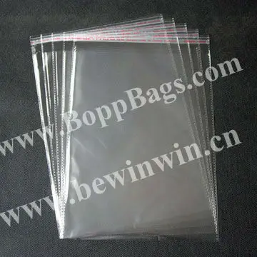 Biodegradable Transparent OPP Bags Reusable Hang Hole Polybags with Offset Printing Plastic Polybags