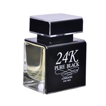 Best Sale Men Perfume 100ml cologne perfume 24K pure black eau de parfum long lasting body deodorant spray