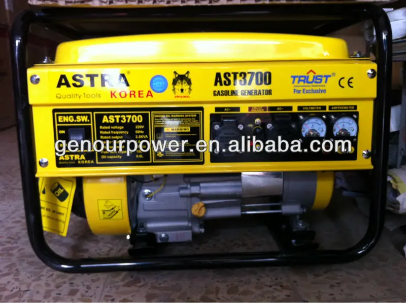 новый дизайн домашнего использования 3000w 2014 хороший сервис сильная сила бензиновый генератор