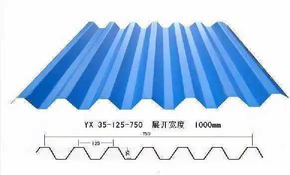 Easy Installation colorful  corrugate steel  roof sheet