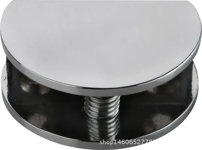 Zinc alloy glass shelf support for furniture hardware shelf holder clamp