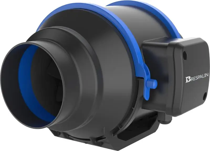 Plastic High Volume Silent Circular Hydroponic Ventilation Mixed Flow Inline Duct Fan