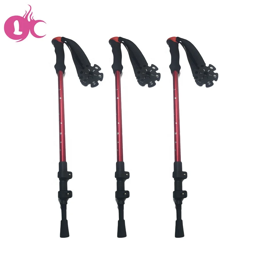 Заводская цена 2020, Лидер продаж, алюминиевые трекинговые палки, походная палка для уличного спорта, алюминиевая палка