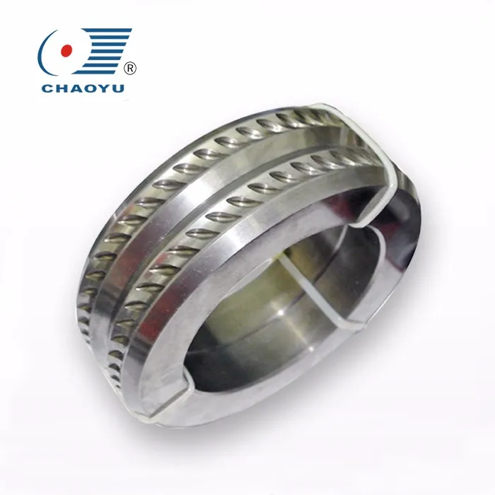 Tungsten Carbide slotting roller for 4-12mm steel cold rolling rebar production