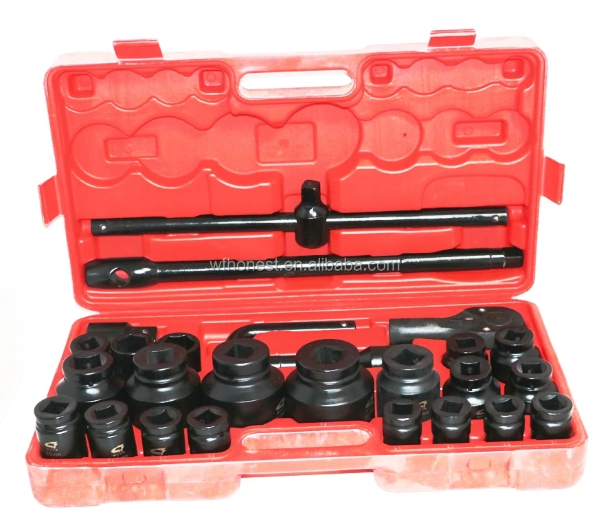 
OEM Tyre Repairing Phosphated Air Impact Socket Pneumatic Impact Socket Wrench Spanner 