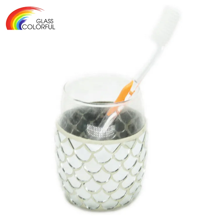 Glass bath set glass soap dispenser glass soap dispenser with pump