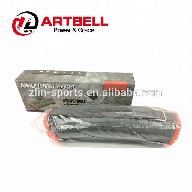 Custom Logo Neoprene or Oxford adjustable ankle wrist weights waterproof ankle weights