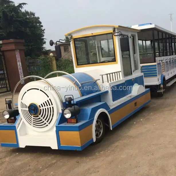 
China supplier YIZHIJINNUO trackless train carriage for sale 