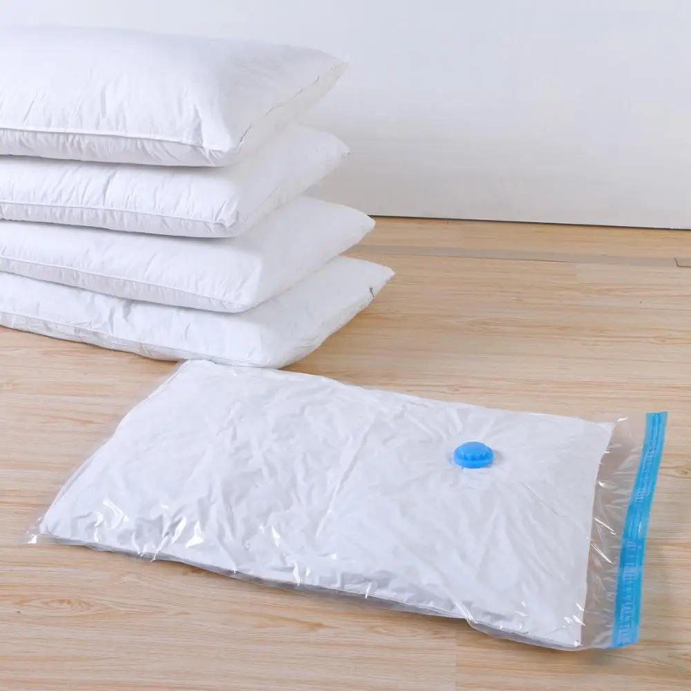 Factory best large space saver storage vacuum compressed bag for pillow blanket