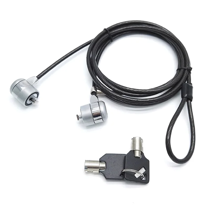 password cable lock laptop anti-theft security pass lock for standard kensington slot notebook with master key