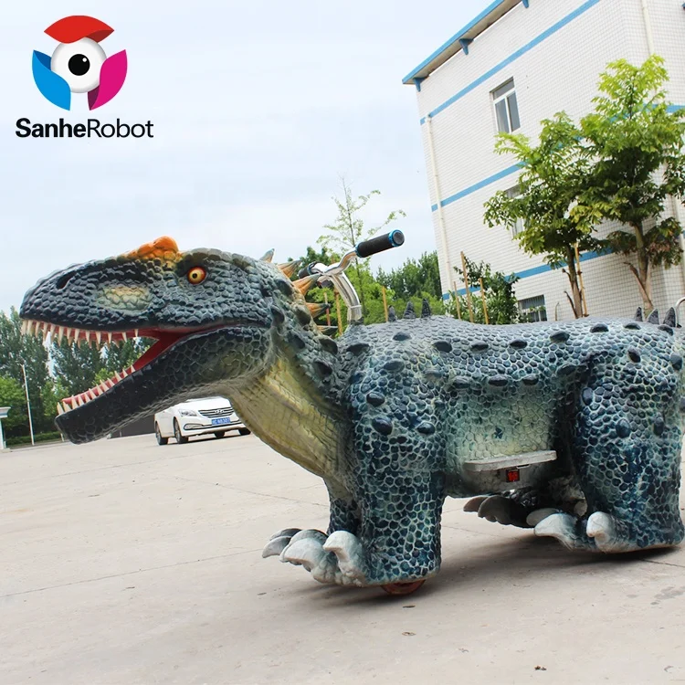 Dino park Godzilla coin operated animatronic kids dinosaur rides