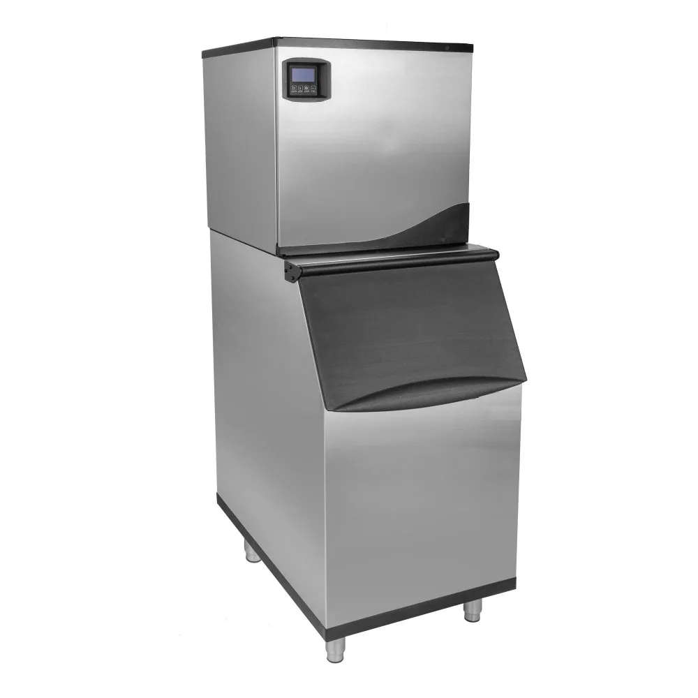 Автоматический коммерческий кубический льдогенератор 200 кг по заводской