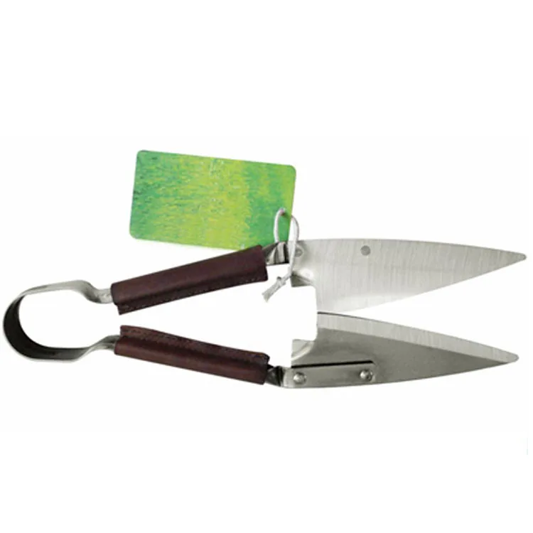 12 inch leather handle hand stainless steel animal sheep wool shear