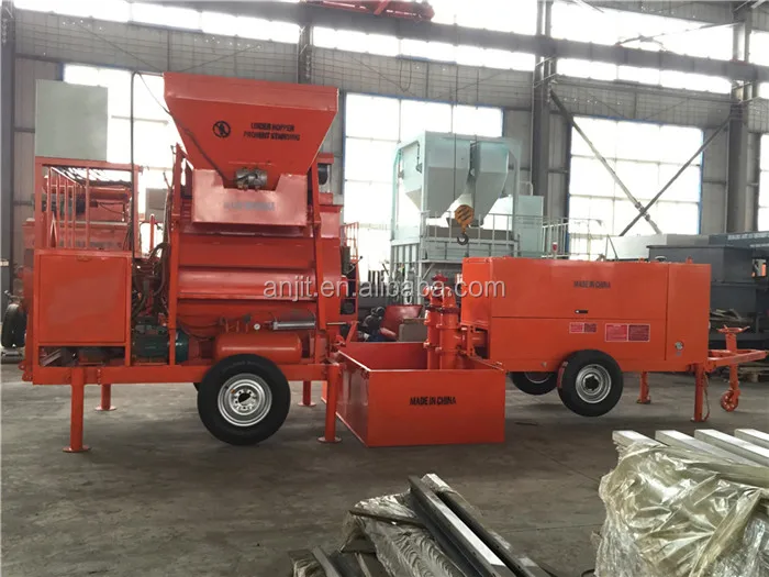 lightweight foam concrete machine mixer and pump,Integrated mixing equipment