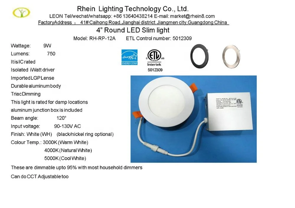 
4 inch 6 inch 8 inch 11 inch LED Recessed Ceiling Lights square slim Panel Light 