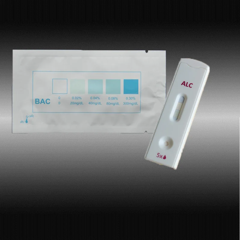 CE  ISO manufacture  factory  price  factory  supply low  price Home or Work One Step Rapid Alcohol Screening Test