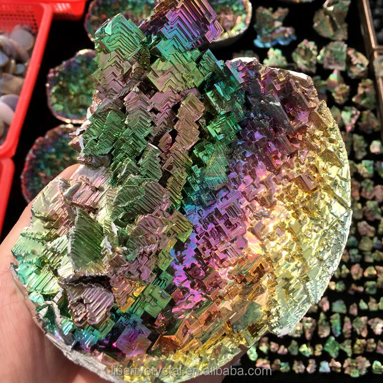 Wholesale Natural Fancy Bismuth Mineral Ore Crystals for Sale