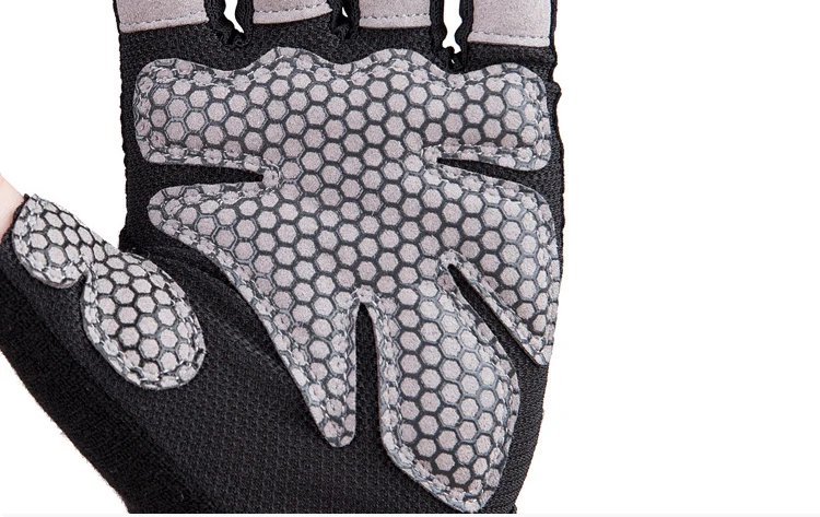 Customized Durable Fitness Training  Weight Lifting  Silica Gel Anti-Slip Gym Gloves