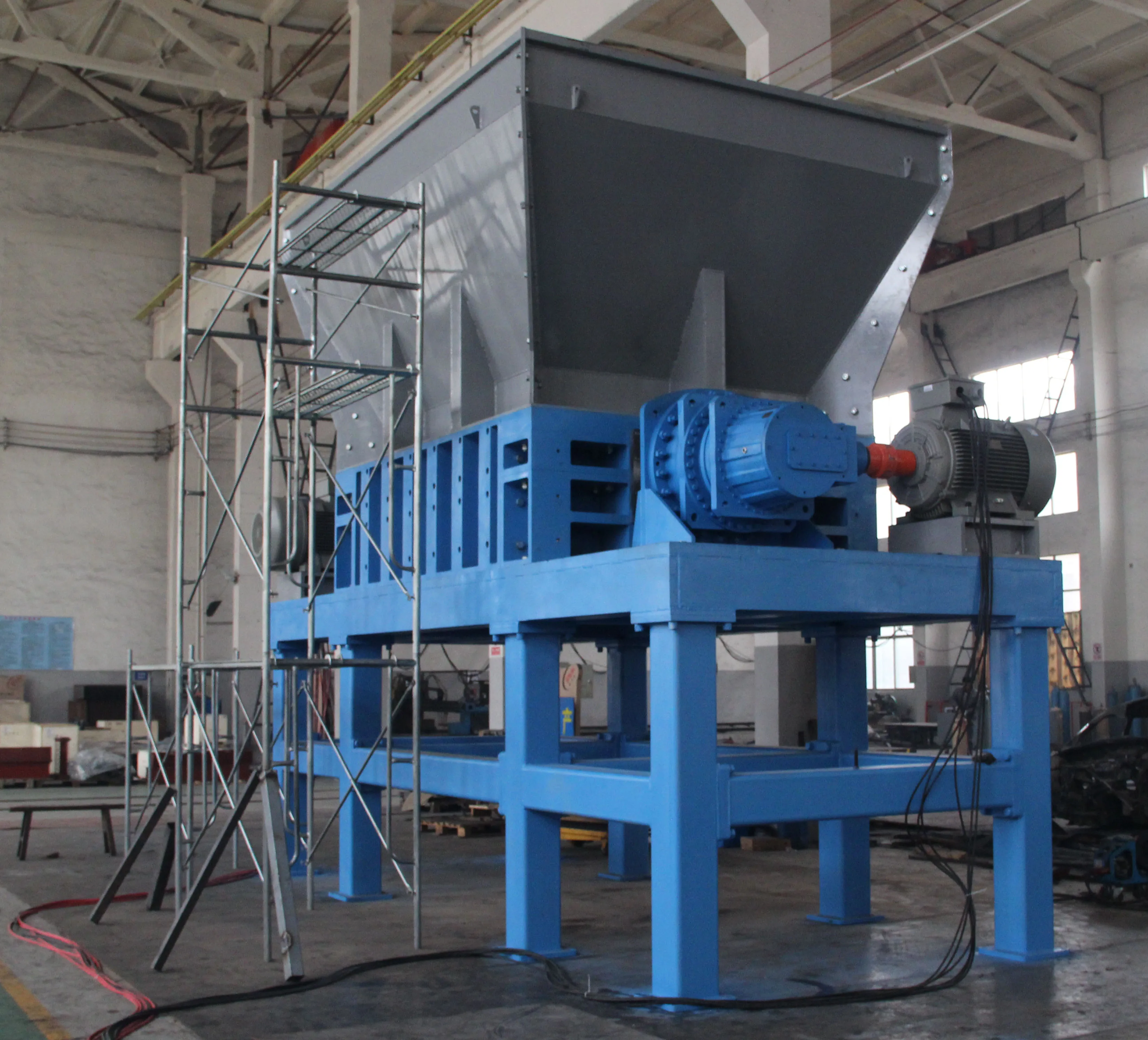 
fully automatic scrap metal recycling machine car crusher shredder machine for sale 