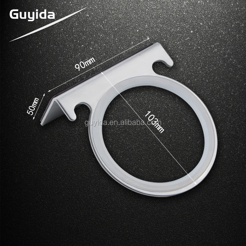 
Stainless steel Wall mounted stand up hair dryer hair straightener holder 