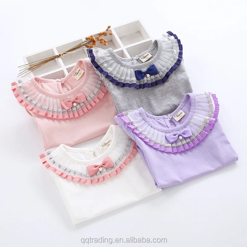 Kid t-shirt cheap cotton t-shirt sweet girl t-shirt summer short sleeve for girls 2017 new style fashion baby clothes