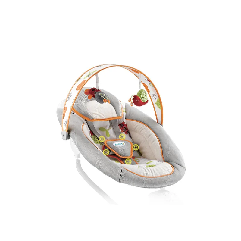 Newborn baby bouncer electric luxury Toddler baby plush bouncer comfortable baby swing bouncer with vibrating