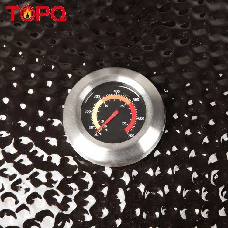 TOPQ Garden Outdoor Charcoal Keramik Grill, Kamado Ceramic Grill,Ceramic Barbecue Kamado