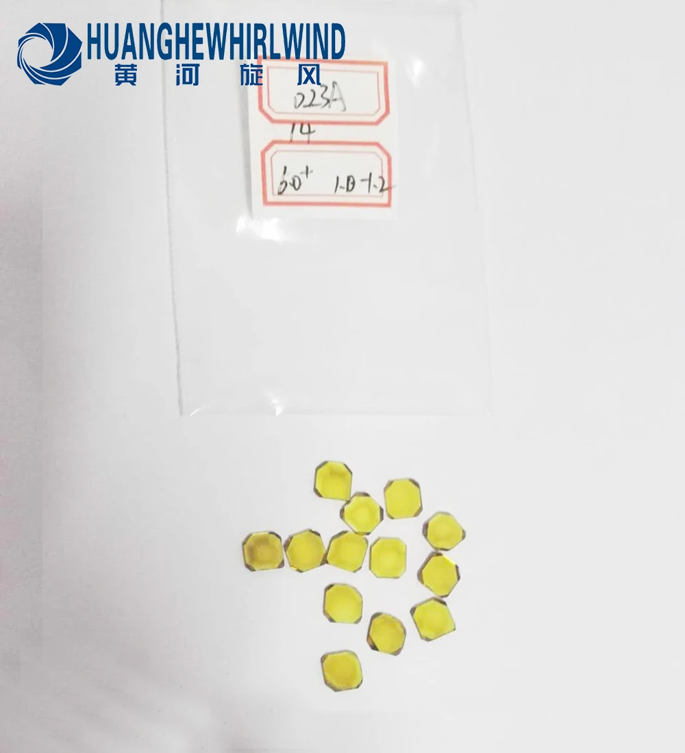 
2.0mm-6.5mm Big size HTHP synthetic diamond for natural industrial diamond price 