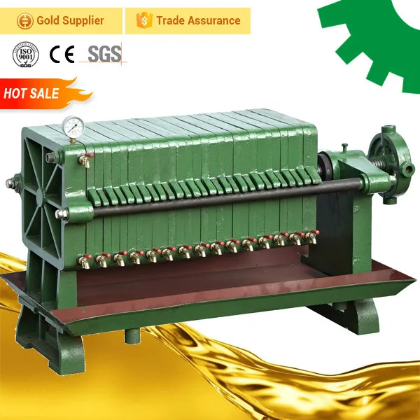 Factory price vegetable sesame mustard peanut olive coconut plate and frame cooking oil filter machine
