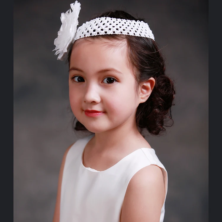 New Arrival White Tulle Pretty Flower Girl Dresses appliques Baby Girl Infant Dress with rhinestone Belt Bow Puffy