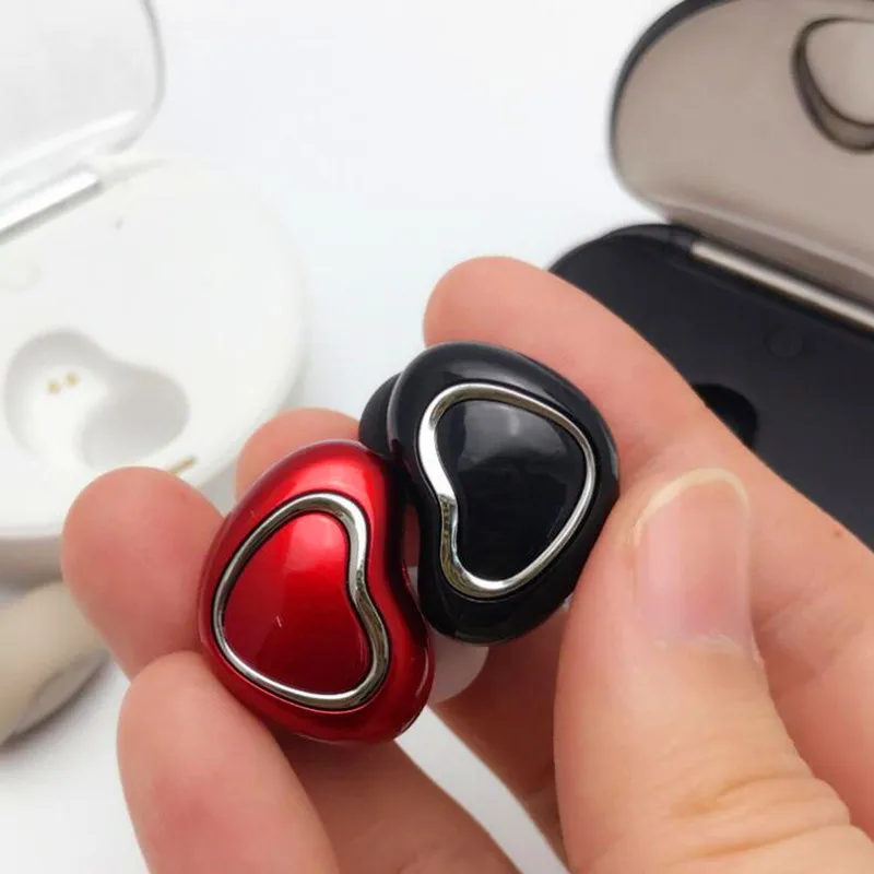 X7 мини беспроводные BT Heart Shape спортивные наушники-вкладыши