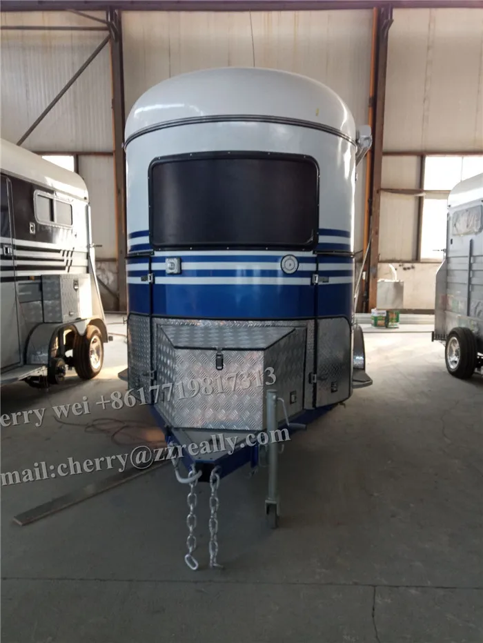 2 Horse Trailer Trailer for Horse Small Cheap Fiberglass China Other Trailers