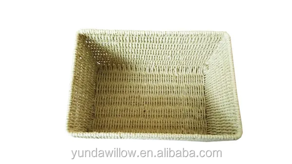 Paper Storage Basket Rope Basket