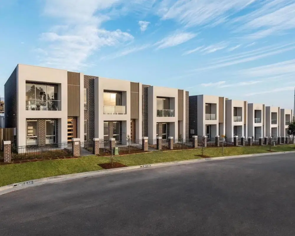 light steel structure townhouse