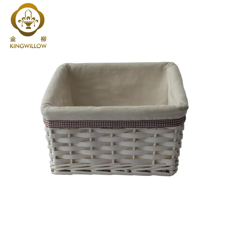 Wholesale Handwoven Mini Wicker Wood Chip Basket Hamper for Kids