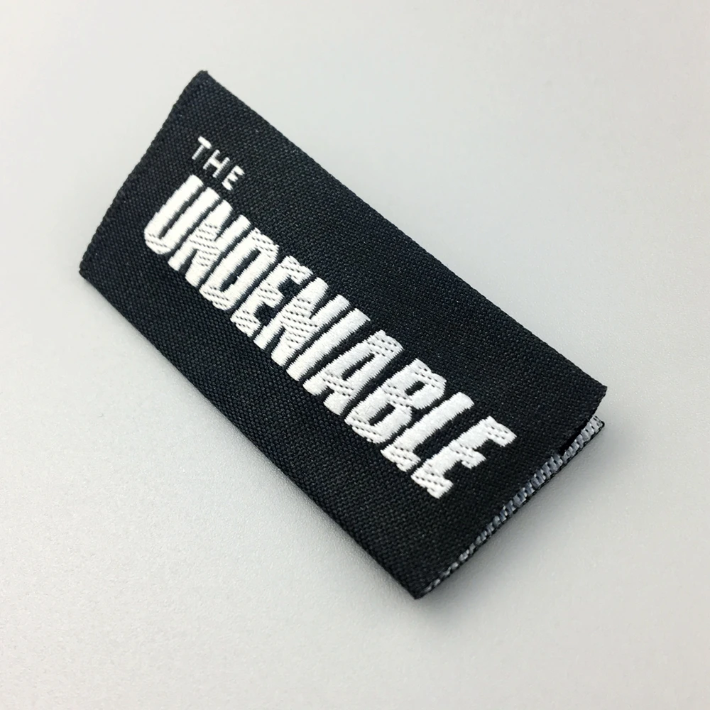 Garment woven label clothes printed label and tags for Summer Fashion T-shirt Women/Men Clothing