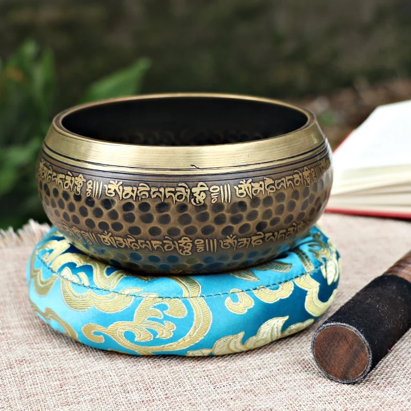 New design Handmade Brass tibetan Singing Bowl for Yoga Meditation Sound Therapy Factory Wholesale