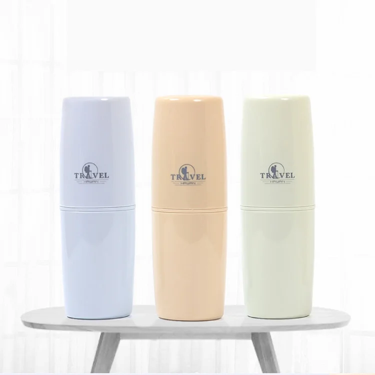 Promotion travel gift item 4 in 1 business gift set with comb sub bottles tooth brushing cup