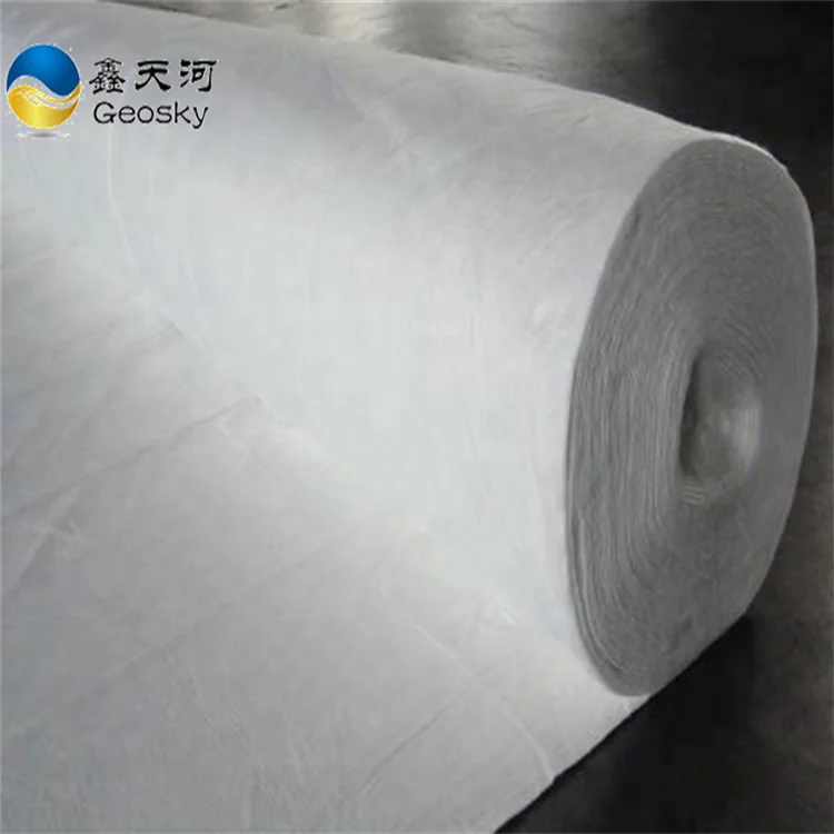 
factory price white non woven geotextile 200g m2 for road construction 