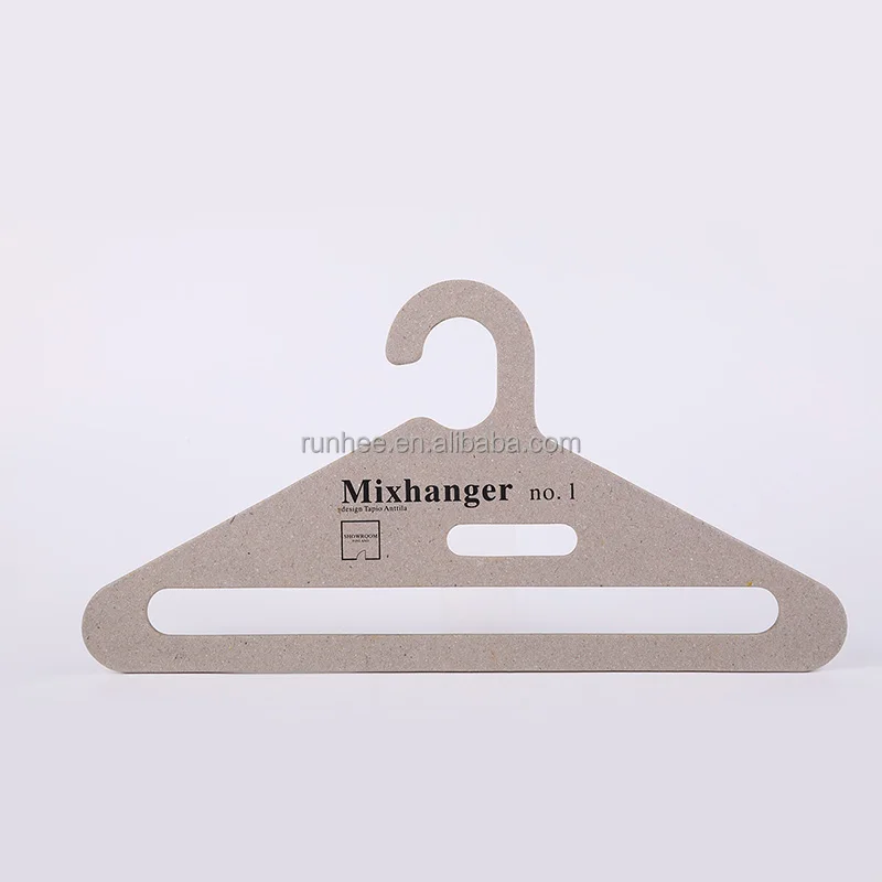 Hot design kraft cardboard Environmental protection 42cm cardboard coat hanger with CE, FSC certificated