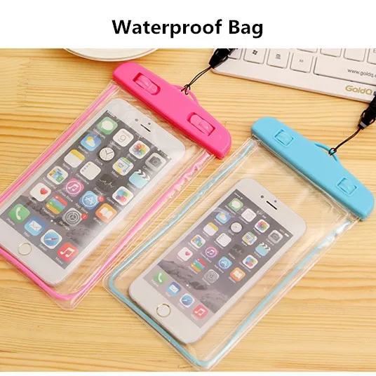 Высококачественные Универсальные водонепроницаемые чехлы для мобильных телефонов из ПВХ, прозрачная сумка, водонепроницаемая сумка, сумка для сотового телефона с ремешком